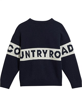 Australia Country Road Stripe Heritage Sweat Teen Verified