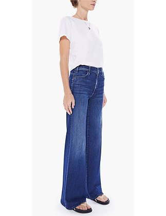 Mother the Hustler Roller Sneak Flare Jean | David Jones