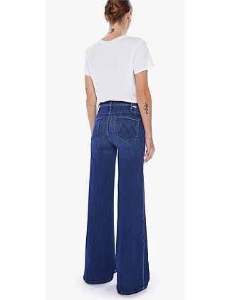 Mother the Hustler Roller Sneak Flare Jean | David Jones