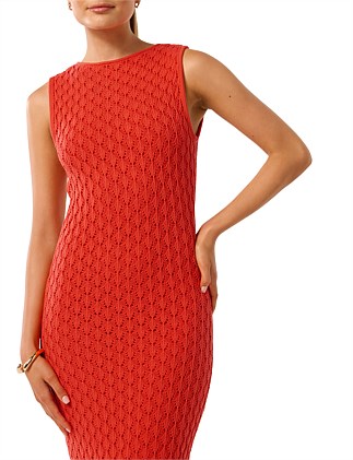 Forever New Eloise Crochet Knit Maxi Dress David Jones - Main Image