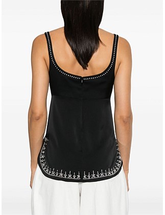 Rabanne Tank Top Studded Size 6/XS - Image 2