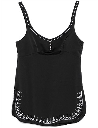 Rabanne Tank Top Studded Size 6/XS - Image 4
