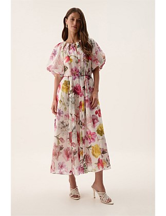 Aje Fleur Midi Dress Size 8/S - Image 4