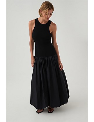 Havana Bubble Midi Dress Black Size 8/S - Image 3