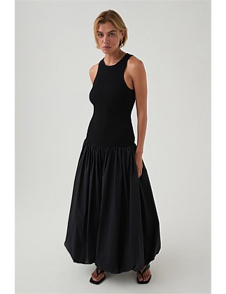 Havana Bubble Midi Dress Black Size 8/S - Image 5