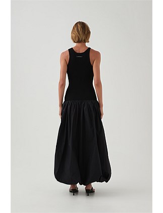 Havana Bubble Midi Dress Black Size 8/S - Image 2