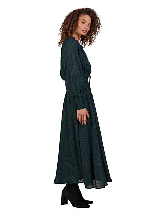 Eb&ive Ayana Maxi Dress Peacock Size M/Au 10  - Image 3