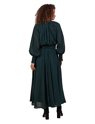 Eb&ive Ayana Maxi Dress Peacock Size M/Au 10  - Image 4