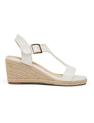 sandler white sandals