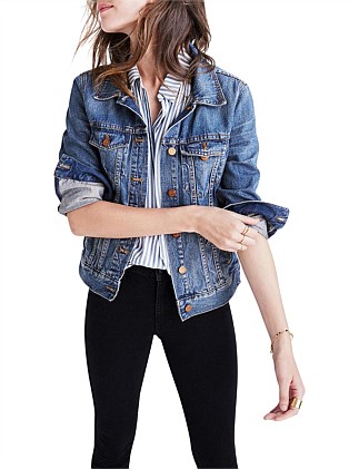 black denim jacket size 6