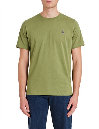 Ps By Paul Smith Mens Short Sleeve Reg Fit Tshirt Zebra Badge