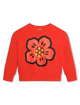 Kenzo Floral Print Long Sleeve Sweatshirt | David Jones