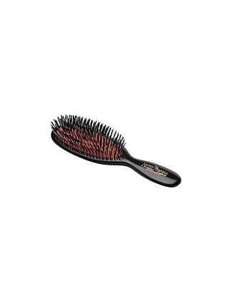 Mason Pearson Pocket Bristle & Nylon Hairbrush -Dark Ruby | David