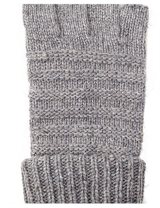 Gregory Ladner Cable Knit Fingerless Glove | David Jones