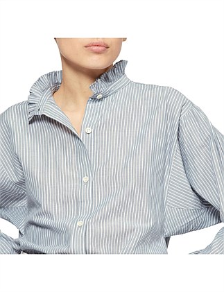 Isabel Marant Etoile Saoli Striped Long Sleeve Shirt | David Jones
