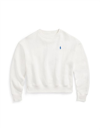 Polo Ralph Lauren Good Vibes Embroidered Fleece Sweatshirt | David