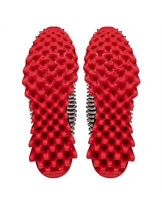 A18002 美品 クリスチャンルブタン Sharky Sock RED 40 Christian