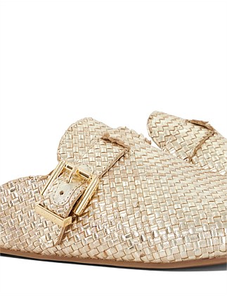 Dune London Glaized Slip On In Gold | David Jones