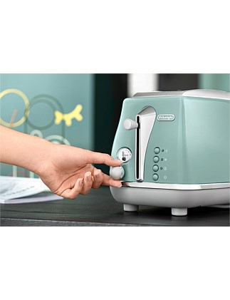 Delonghi Icona Metallics 2 Slice Toaster & Kettle Breakfast Pack